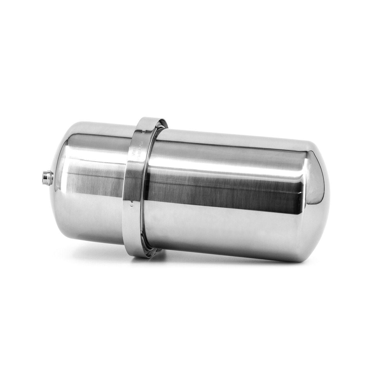 Aquaperform stainless housing in close up